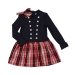 Платье для девочек Mini Maxi, модель 4835, цвет синий/красный 