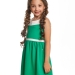 Платье для девочек Mini Maxi, модель 1493, цвет белый/зеленый 