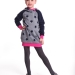 Платье для девочек Mini Maxi, модель 6855, цвет графит 