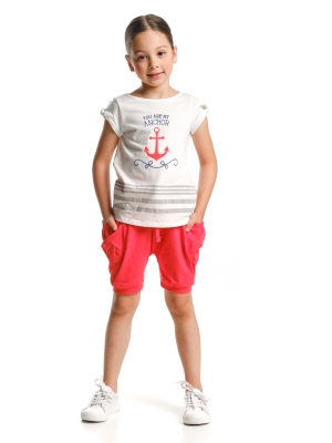 Комплект одежды для девочек Mini Maxi, модель 3338/0475, цвет коралловый
