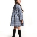Платье для девочек Mini Maxi, модель 7043, цвет серый/клетка 