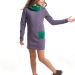 Платье для девочек Mini Maxi, модель 0256, цвет серый 