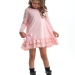 Платье для девочек Mini Maxi, модель 6806, цвет кремовый/розовый/мультиколор 