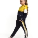 Спортивный костюм для девочек Mini Maxi, модель 7226, цвет горчичный/синий 
