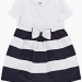 Платье для девочек Mini Maxi, модель 1412, цвет белый/синий 