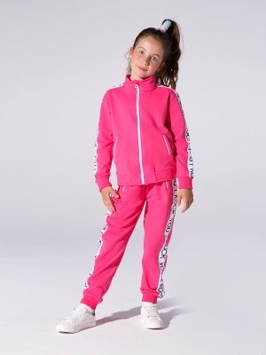 Спортивный костюм для девочек Mini Maxi, модель 4606, цвет малиновый