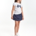 Комплект одежды для девочек Mini Maxi, модель 0751/0752, цвет белый/синий 