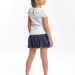 Комплект одежды для девочек Mini Maxi, модель 0751/0752, цвет белый/синий 
