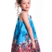 Сарафан для девочек Mini Maxi, модель 2106, цвет голубой 