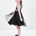 Платье для девочек Mini Maxi, модель 6183, цвет белый/черный 