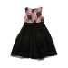 Платье для девочек Mini Maxi, модель 6183, цвет розовый/черный 