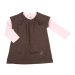 Платье для девочек Mini Maxi, модель 0634/0635, цвет коричневый 