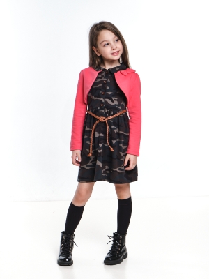 Комплект одежды для девочек Mini Maxi, модель 1521/1522, цвет камуфляж/хаки