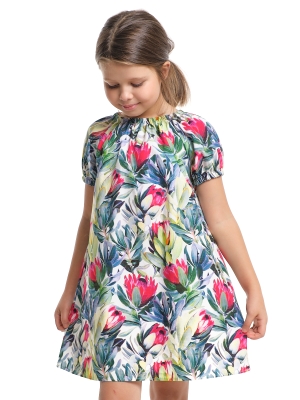 Платье для девочек Mini Maxi, модель 8071, цвет мультиколор/мультиколор