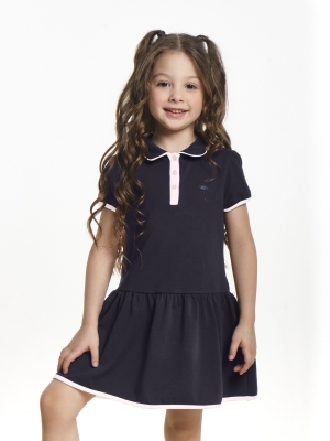 Платье для девочек Mini Maxi, модель 7008, цвет темно-синий