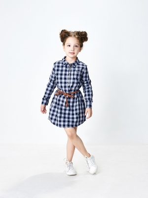 Платье для девочек Mini Maxi, модель 6701, цвет клетка