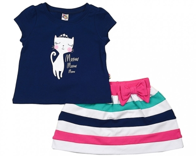 Комплект одежды для девочек Mini Maxi, модель 3140/3141, цвет синий