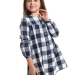 Платье для девочек Mini Maxi, модель 8069, цвет синий/клетка 