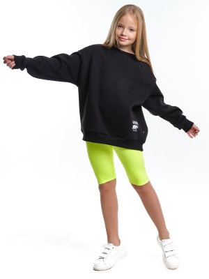 Свитшот для девочек Mini Maxi, модель 7320, цвет черный