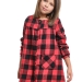Платье для девочек Mini Maxi, модель 8069, цвет красный/клетка 