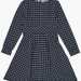 Платье для девочек Mini Maxi, модель 7331, цвет синий/белый/клетка 