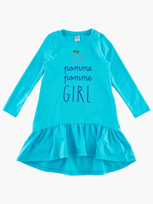 Платье для девочек Mini Maxi, модель 6711, цвет бирюзовый