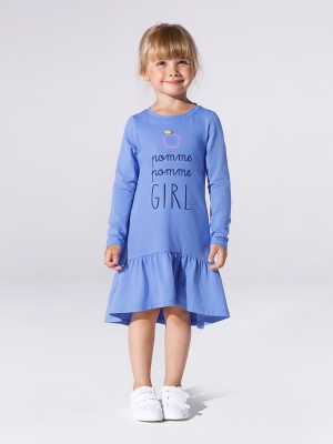Платье для девочек Mini Maxi, модель 6711, цвет голубой/синий