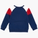 Свитшот для мальчиков Mini Maxi, модель 2934, цвет синий/бордовый 