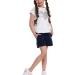 Комплект одежды для девочек Mini Maxi, модель 7467/7468, цвет белый 