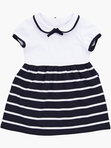 Платье для девочек Mini Maxi, модель 3186, цвет белый/синий 