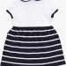 Платье для девочек Mini Maxi, модель 3186, цвет белый/синий 
