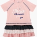 Платье для девочек Mini Maxi, модель 3939, цвет кремовый/розовый/мультиколор 