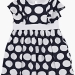 Платье для девочек Mini Maxi, модель 1393, цвет синий/белый 