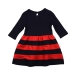 Платье для девочек Mini Maxi, модель 6116, цвет синий/красный 
