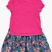 Платье для девочек Mini Maxi, модель 3307, цвет малиновый/мультиколор 