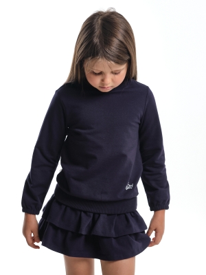 Джемпер для девочек Mini Maxi, модель 1983, цвет темно-синий