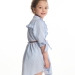 Платье для девочек Mini Maxi, модель 6144, цвет голубой/мультиколор 