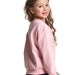 Свитшот для девочек Mini Maxi, модель 6949, цвет кремовый/розовый 