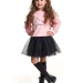 Свитшот для девочек Mini Maxi, модель 6949, цвет кремовый/розовый 