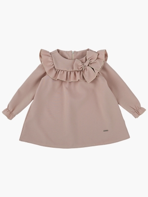 Платье для девочек Mini Maxi, модель 7033, цвет бежевый
