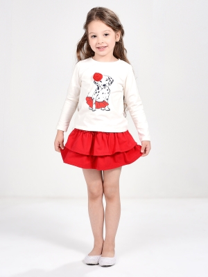 Комплект одежды для девочек Mini Maxi, модель 3762/3763, цвет белый