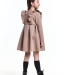Платье для девочек Mini Maxi, модель 7401, цвет бежевый 