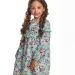 Платье для девочек Mini Maxi, модель 7129, цвет бирюзовый/мультиколор 