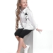 Рубашка для девочек Mini Maxi, модель 7015, цвет белый 
