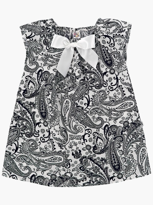 Платье для девочек Mini Maxi, модель 3350, цвет синий/мультиколор
