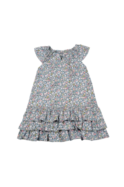 Платье для девочек Mini Maxi, модель 6579, цвет серый/мультиколор 