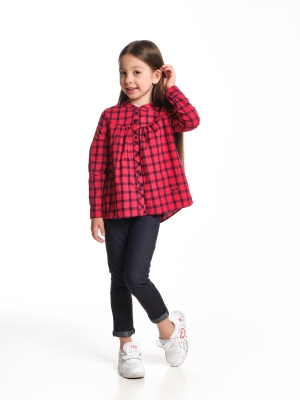 Комплект одежды для девочек Mini Maxi, модель 3747/3748, цвет синий/красный
