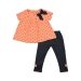 Комплект одежды для девочек Mini Maxi, модель 1378/1379, цвет коралловый 