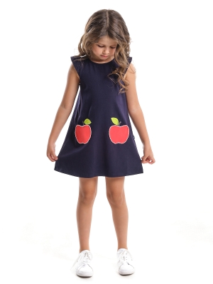 Платье для девочек Mini Maxi, модель 1617, цвет темно-синий