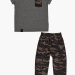 Комплект одежды для мальчиков Mini Maxi, модель 3456/3457, цвет графит 